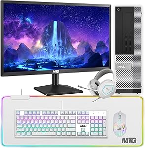 Dell OptiPlex 7020 Desktop i5 8GB 2TB MTG Gaming Kit — main product image