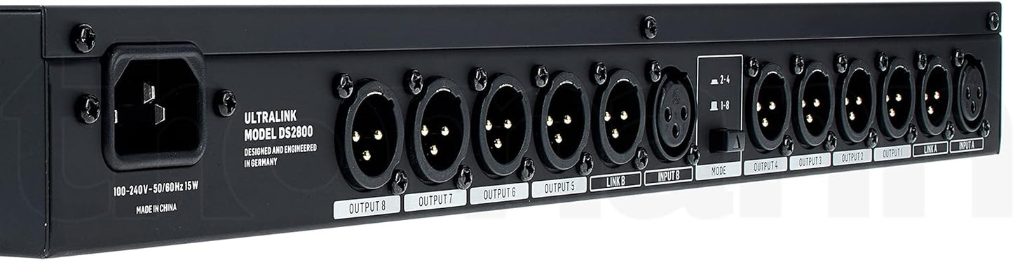Behringer DS2800 2-Input 8-Output Audio Splitter
