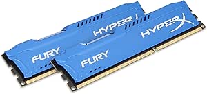 HyperX HX316C10FK2/16 FURY 16GB DDR3 Kit - 1600MHz, Blue