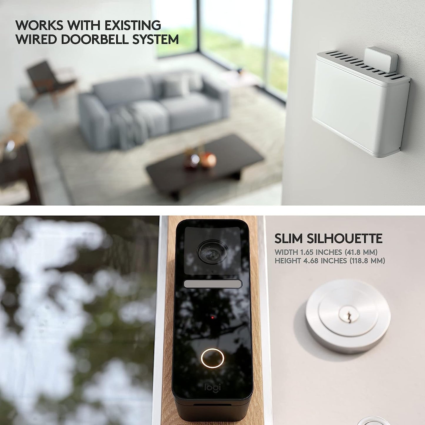 Logitech Circle View HomeKit Wired Video Doorbell