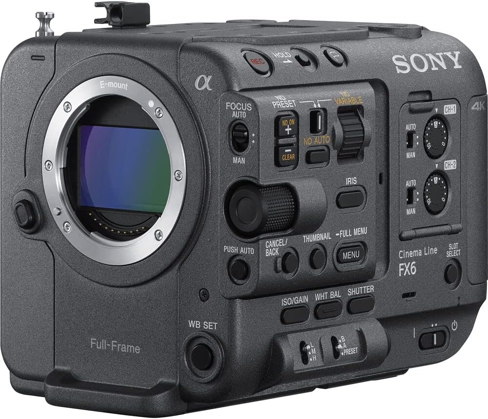 Sony ILME-FX6V_AV_8 FX6 Full-Frame Cinema Camera Kit with Lens
