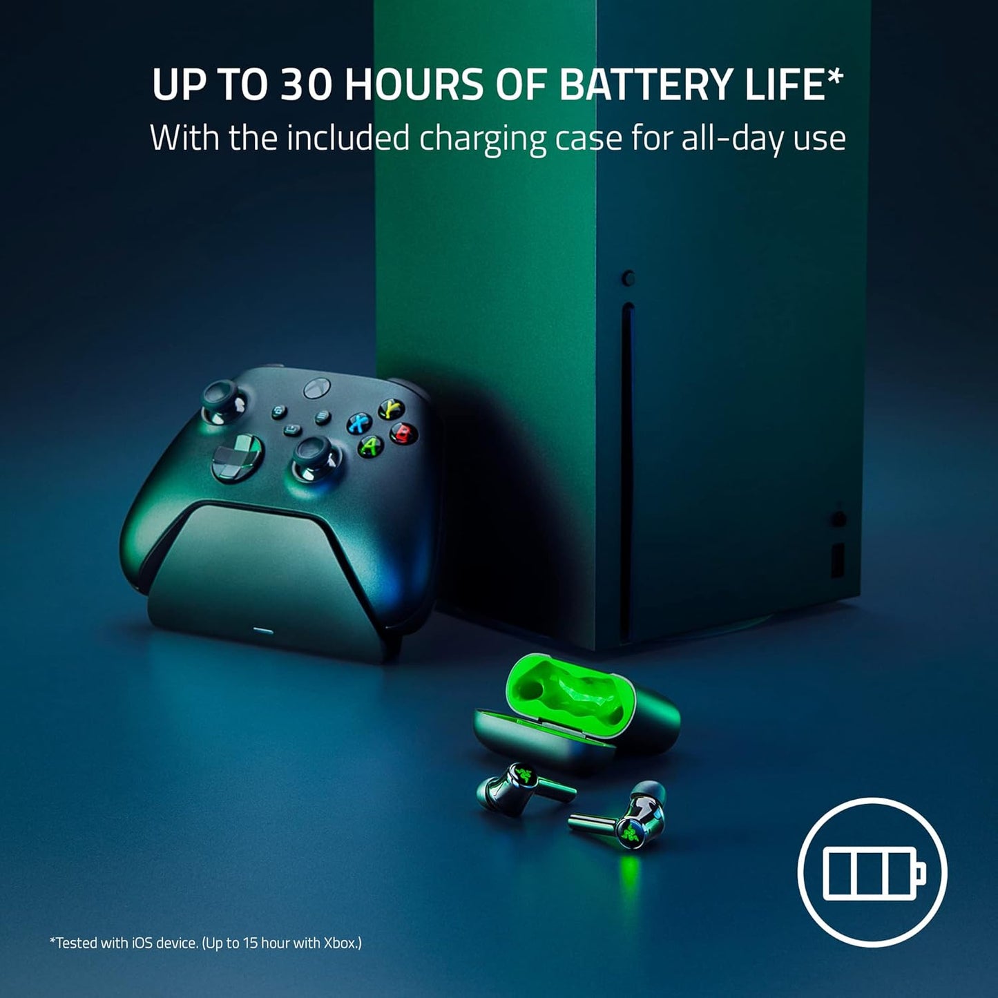 Razer RZ12-03820200-R3U1 Hammerhead HyperSpeed Xbox Wireless Gaming Earbuds