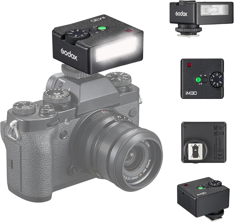 Godox iM30 Mini Camera Flash Speedlite GN15 — main product image