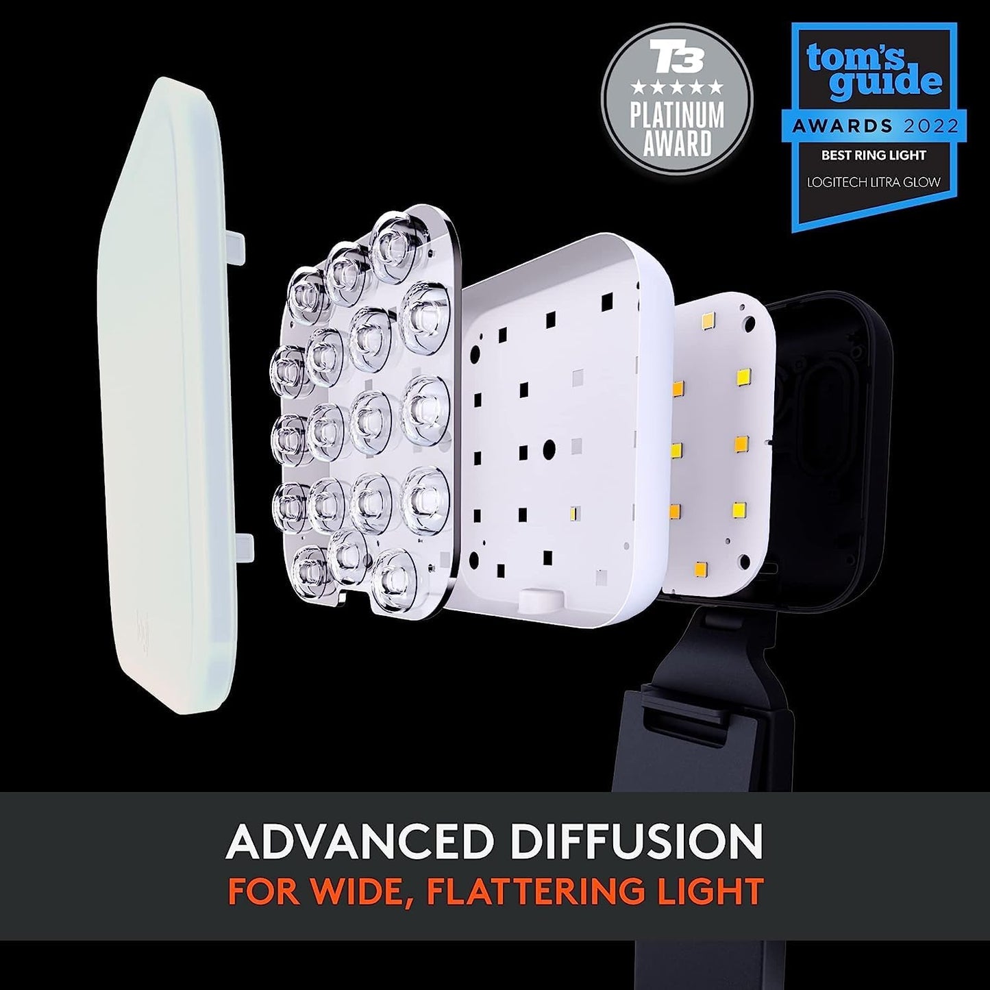 Logitech 946-000001-cr Litra Glow Streaming Light - Renewed