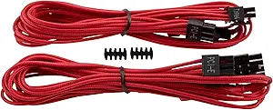 Corsair CP-8920174 Red Premium Sleeved PCIe PSU Cables — main product image