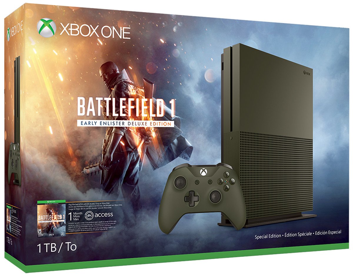 Microsoft 234-00055 Xbox One S 1TB Battlefield Bundle