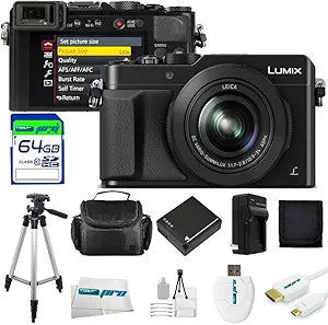 Panasonic PNLX100OKBAK4 LUMIX LX100 Digital Camera Bundle