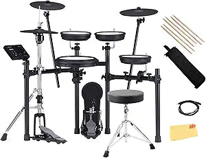 Roland AUS-TD-07KVX-COMBO-PRO V-Drums Electronic Drum Set Bundle