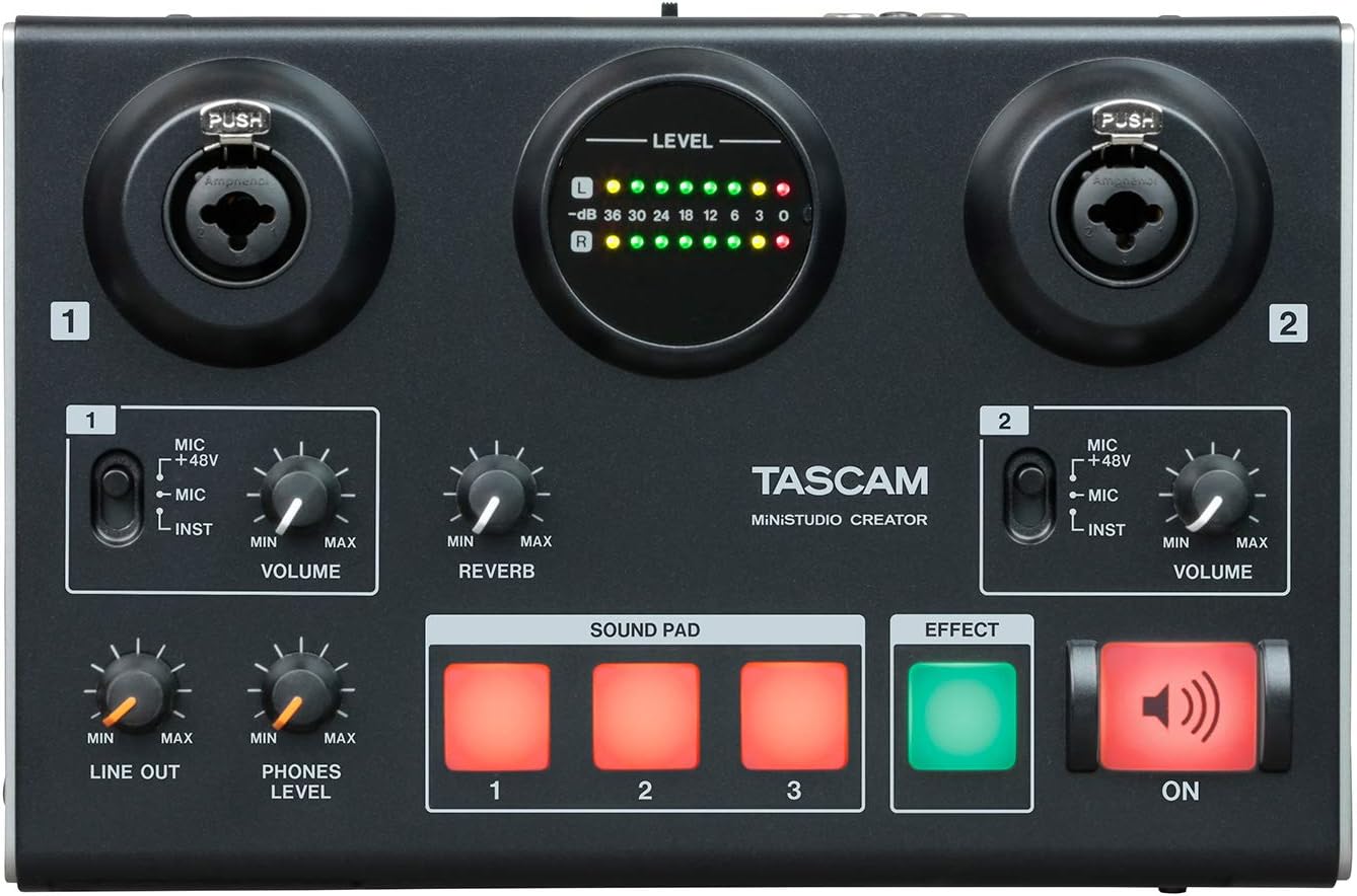 Tascam US42B MiNiSTUDIO Creator USB Audio Interface