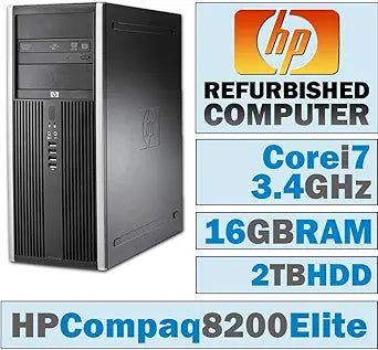 HP Compaq 8200 Elite CMT i7 Desktop