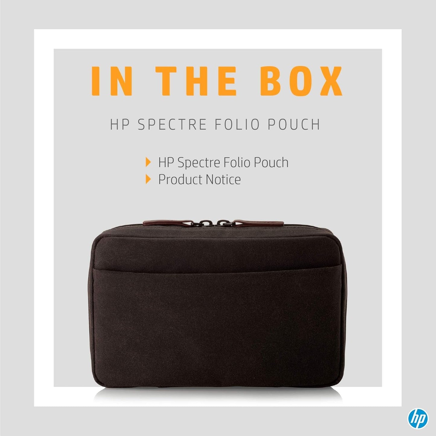 HP 5DC31AA#ABL Spectre Folio Pouch - Waxed Canvas Chocolate