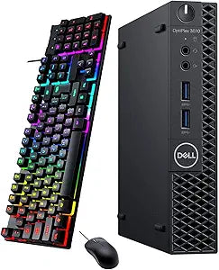 Dell 3070 Optiplex Micro MFF Desktop (Renewed)