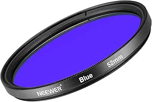 Neewer 10089881 52MM Full Blue Lens Filter