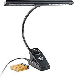 K&M 12295-018-55 LED Orchestra Music Stand Light — main product image