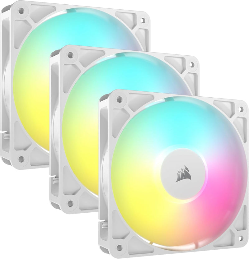 Corsair CO-9050185-WW RS120 ARGB White PWM Fan 3-Pack — main product image