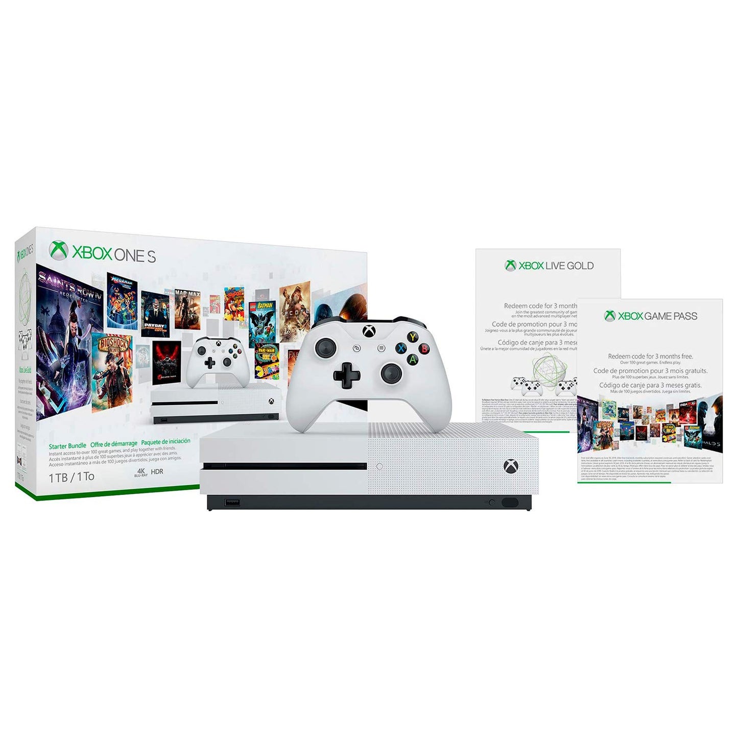 Microsoft 234-00347 Xbox One S 1TB Starter Bundle (Discontinued)