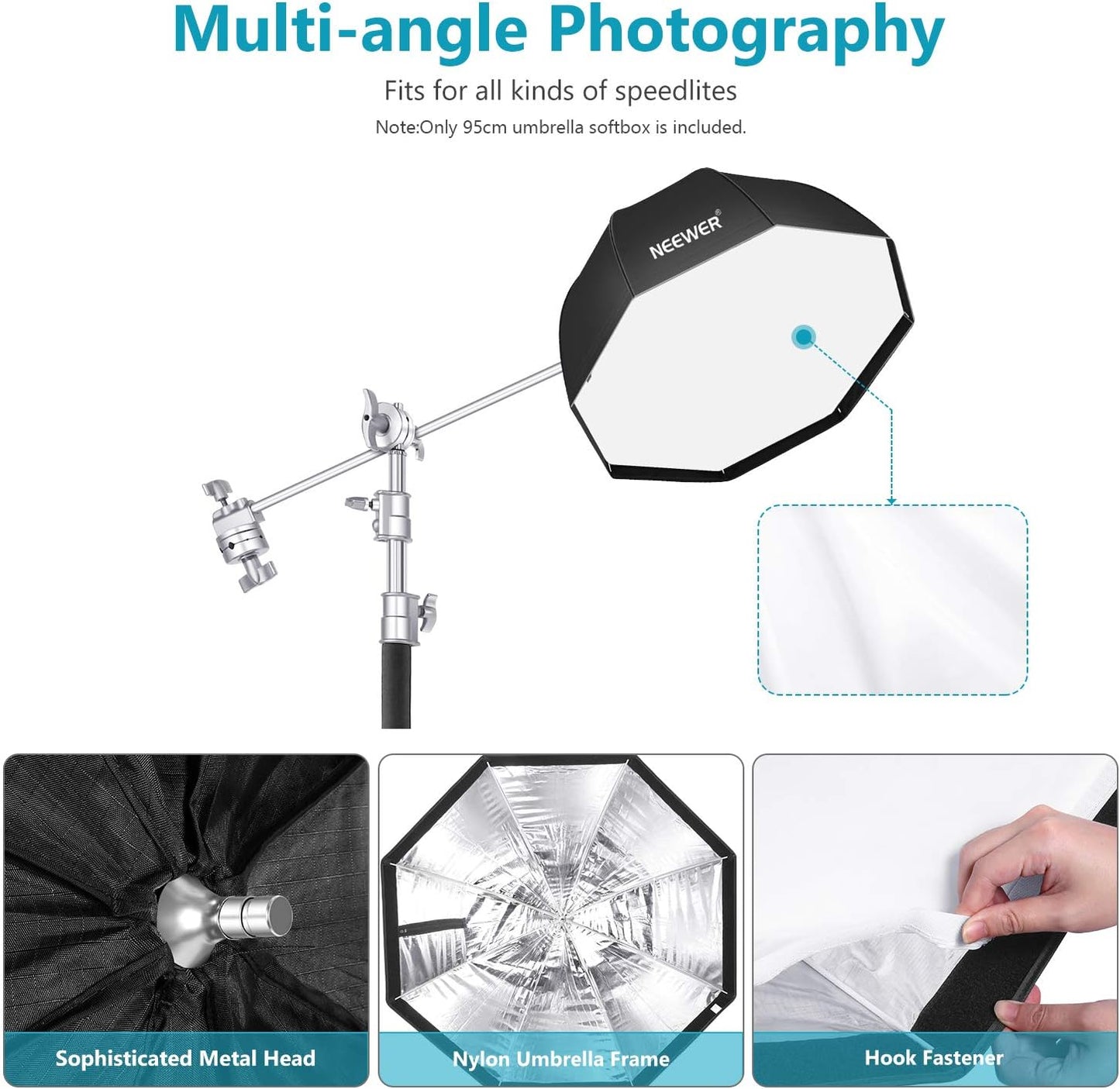 Neewer 10096706 37.5" Octagon Softbox with Bag