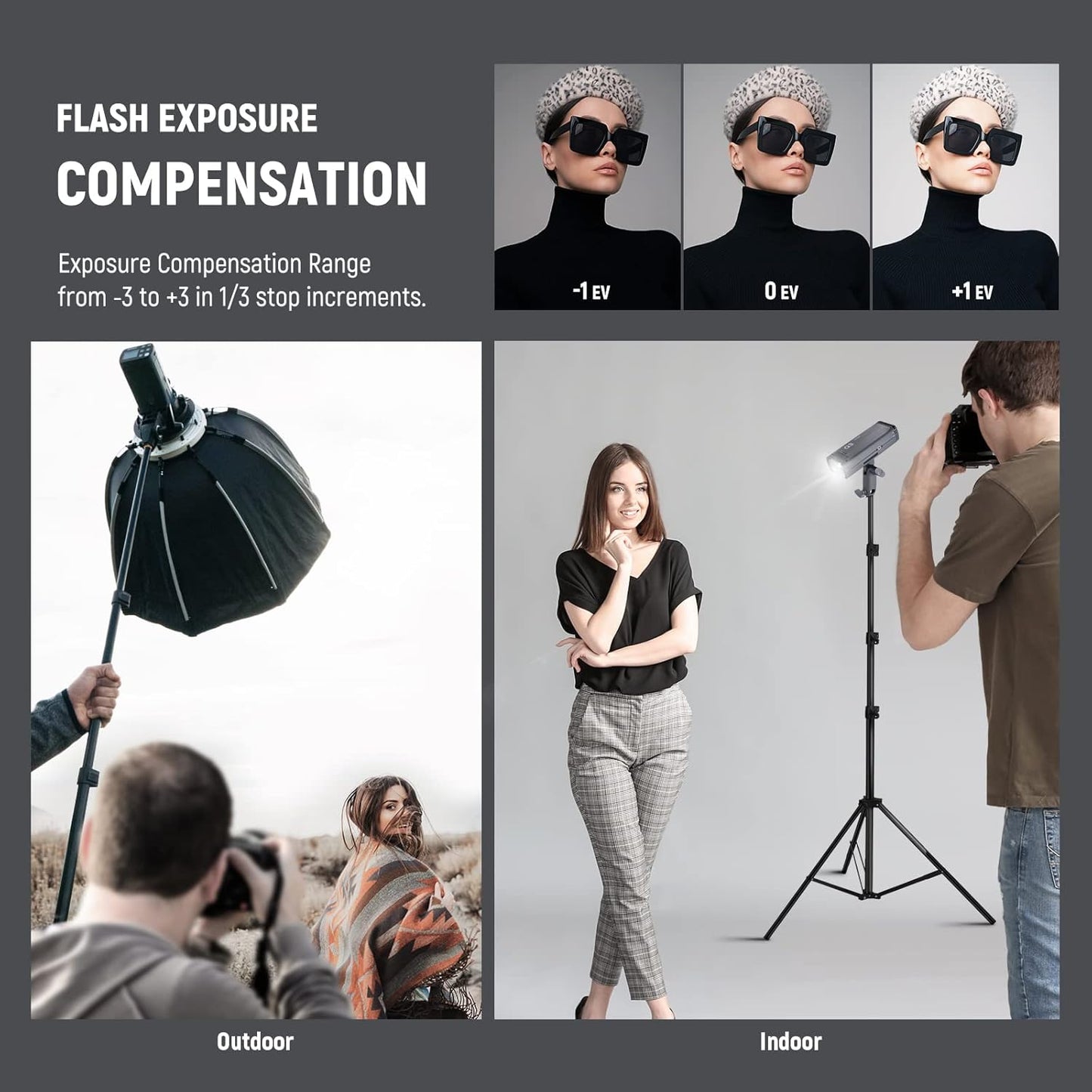 Neewer 10101748 Q3 200Ws TTL Flash Nikon Compatible