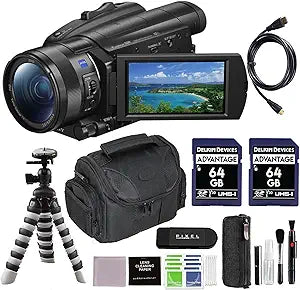 Sony ax700 4K Video Camera Bundle AX700 Camcorder