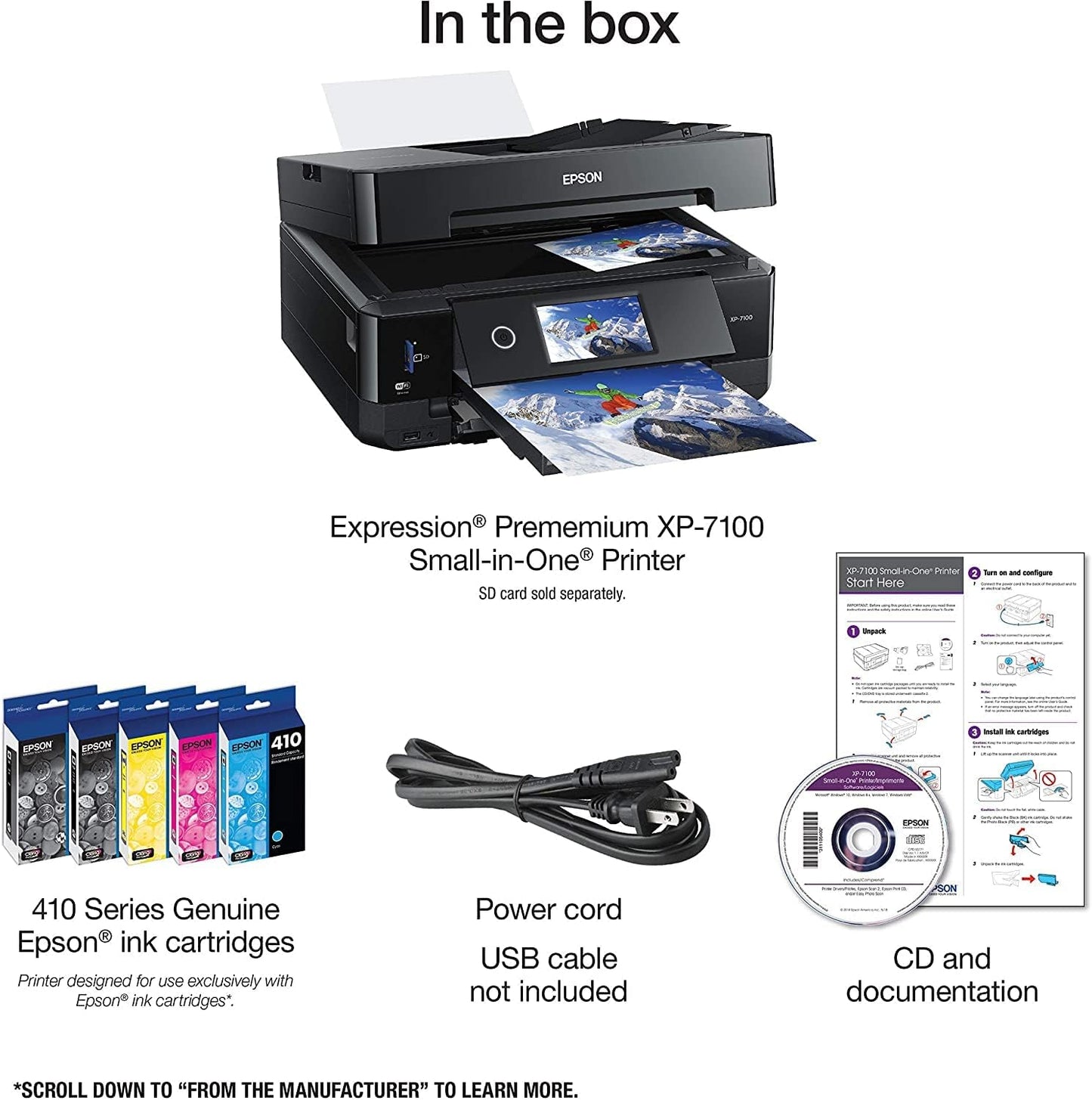 Epson XP-7100 Expression Premium All-in-One Color Printer