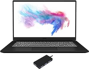 MSI Modern15014-449-35424 Laptop i5 64GB RAM SSD & USB Hub