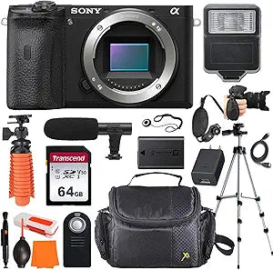 Sony Alpha a6600 Mirrorless Camera Body with Accessory Kit