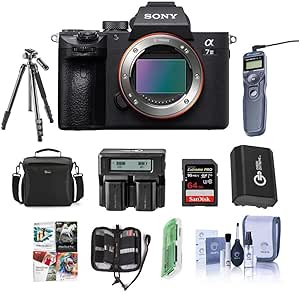Sony Alpha a7 III 24MP 4K Mirrorless Camera Body