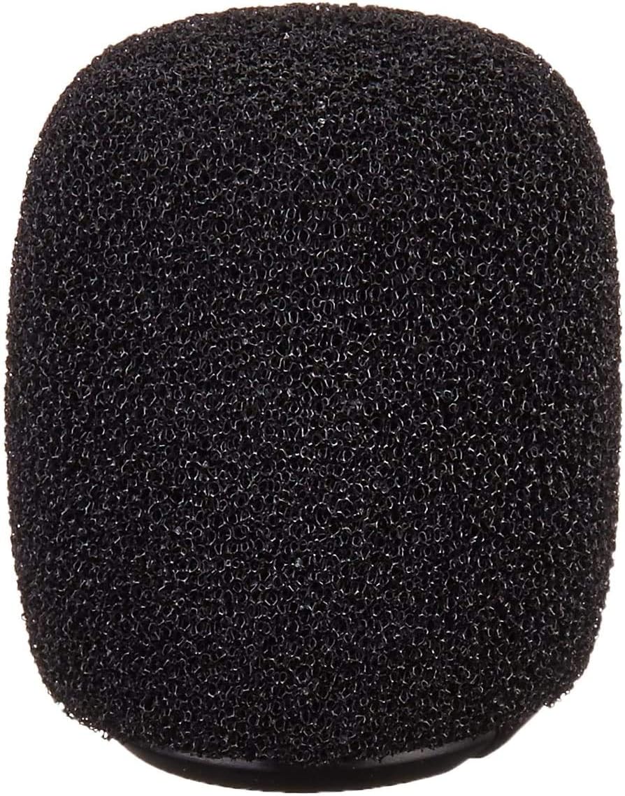 Shure RK183WS Microphone Windscreens Black Foam Snap-Fit 4-Pack