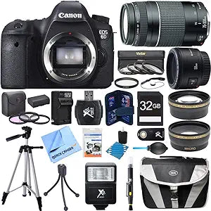 Canon 8035B002 EOS 6D DSLR Camera Lens Bundle