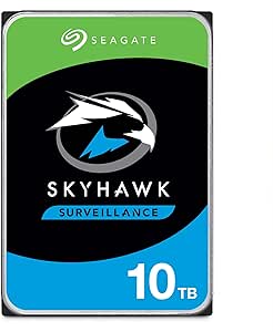 Seagate Skyhawk AI 10TB Surveillance Security HDD — main product image