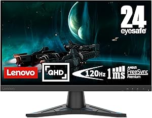 Lenovo 66E0GCR1US G24qe-20 23.8" QHD 100Hz Gaming Monitor