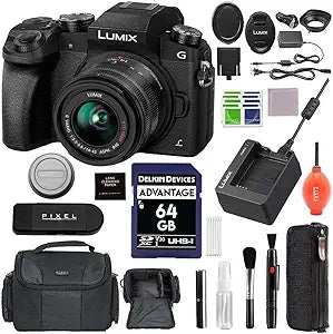 Panasonic LUMIX G7 4K Camera 14-42mm Lens Bundle