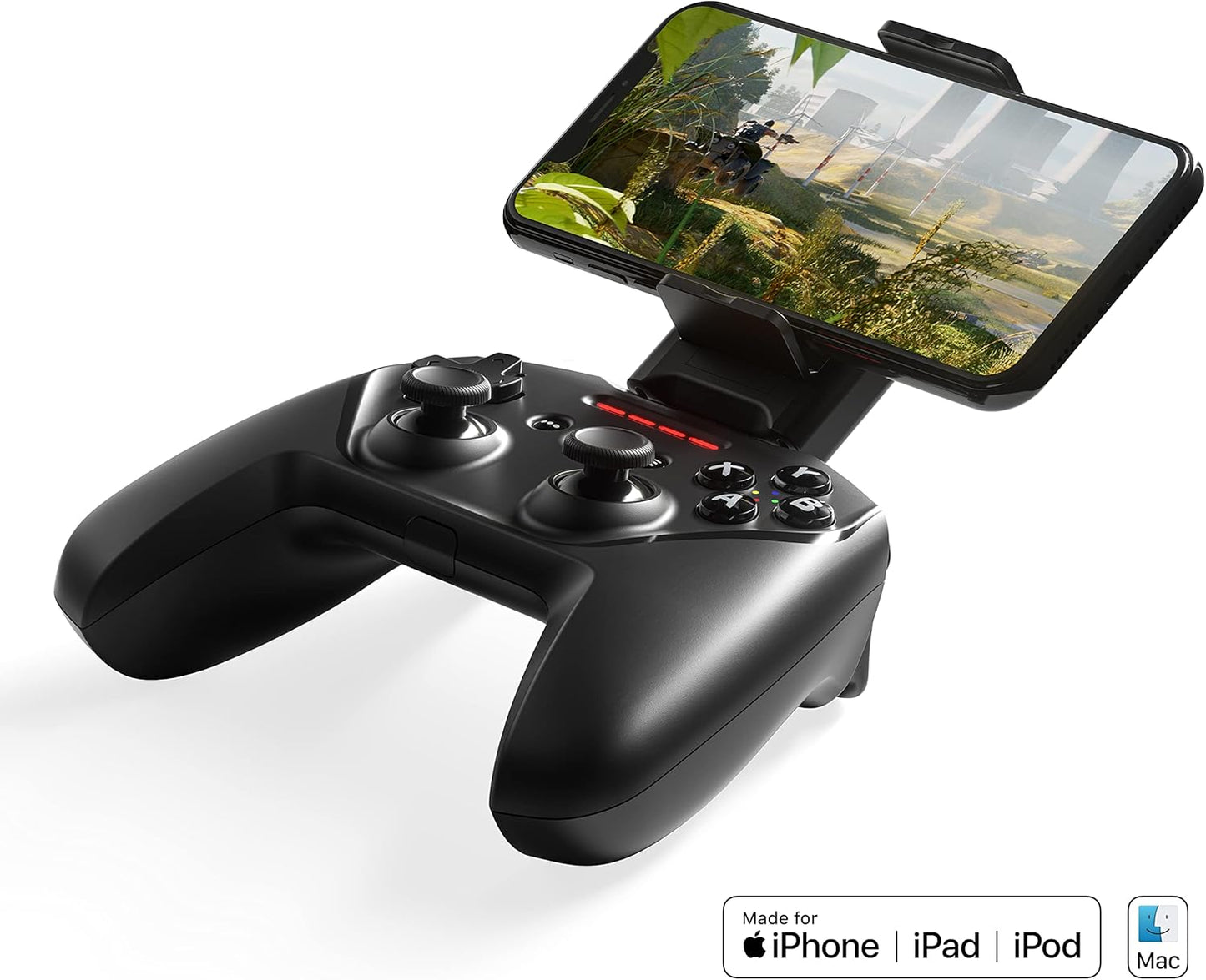 SteelSeries Nimbus+ Bluetooth Mobile Gaming Controller iPhone Mount