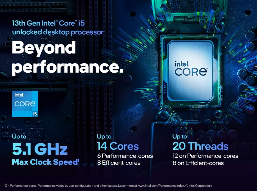Intel BX8071513600KF Core i5-13600KF Unlocked Processor