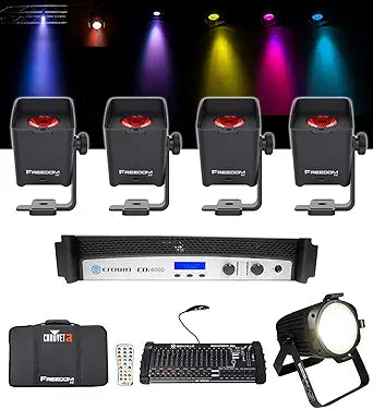 Crown CDi4000 Amp Bundle - Chauvet DJ Lights & Controller