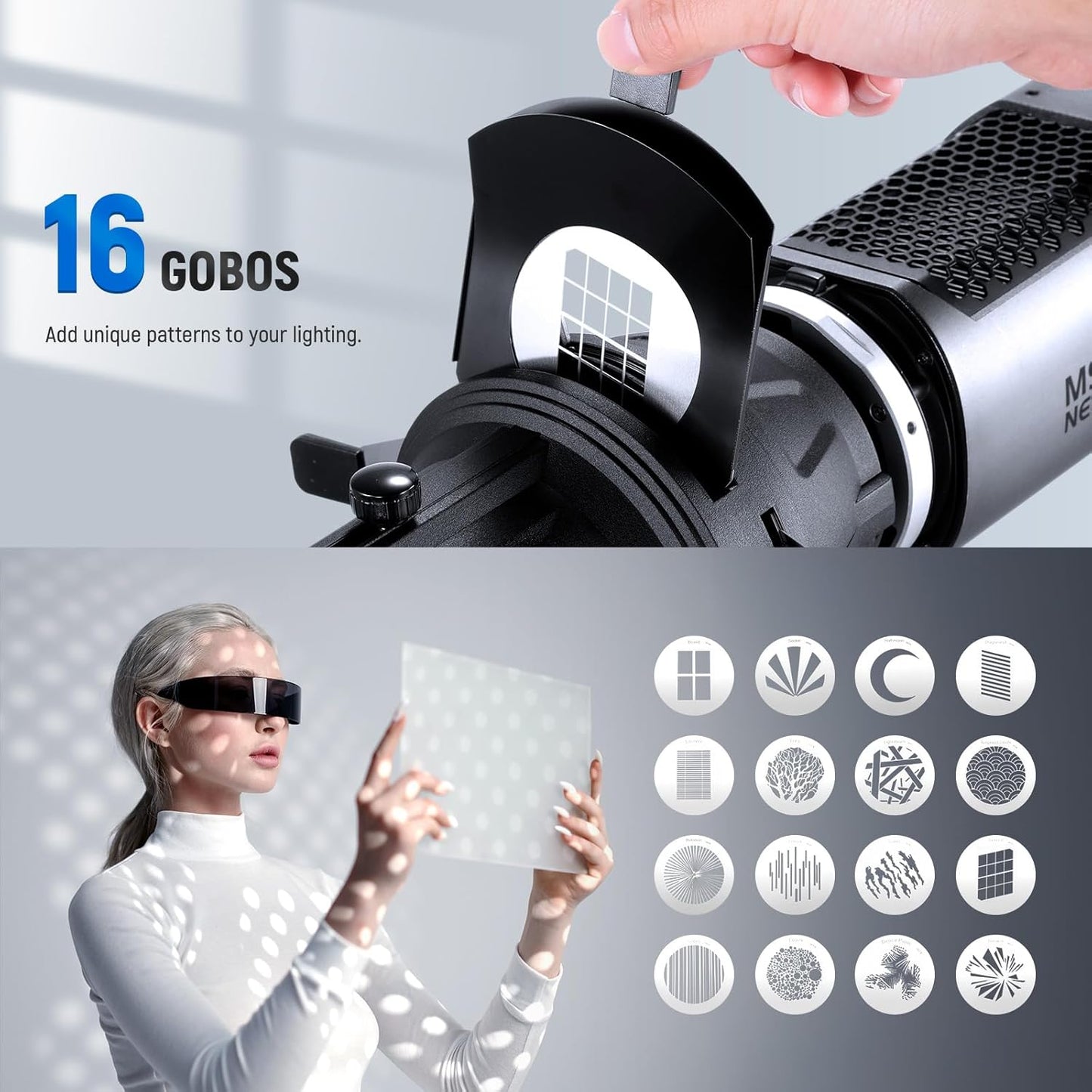 Neewer 10105044 Spotlight Snoot for MS Series LED Light