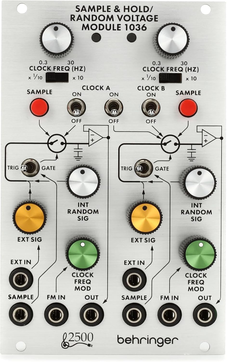 Behringer 1036 Eurorack Sample & Hold/Random Voltage Module