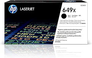 HP CE260X 649X Black High-Yield LaserJet Toner — main product image