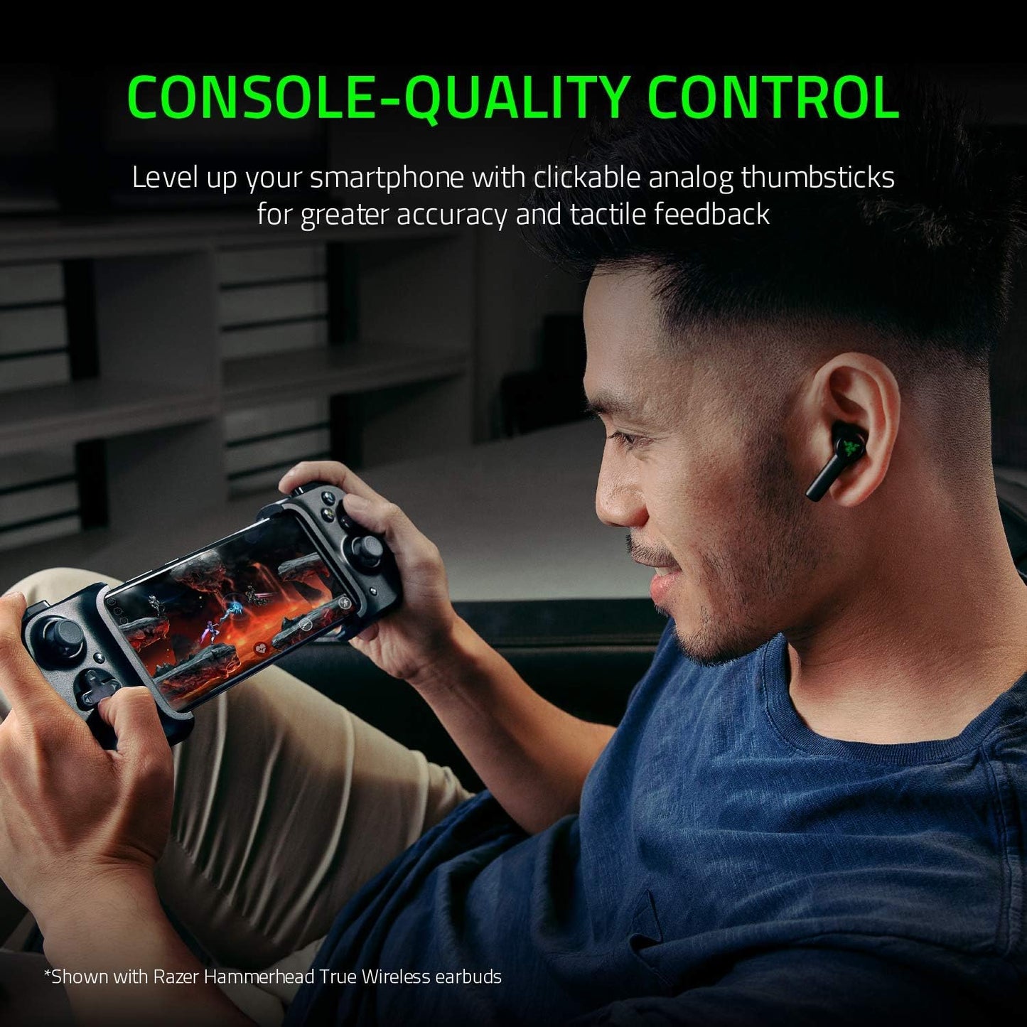 Razer Kishi Mobile Type C Android Game Controller Renewed