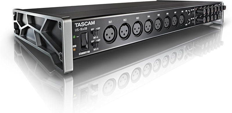 Tascam US-16x08 Rackmount USB Audio/MIDI Interface — main product image