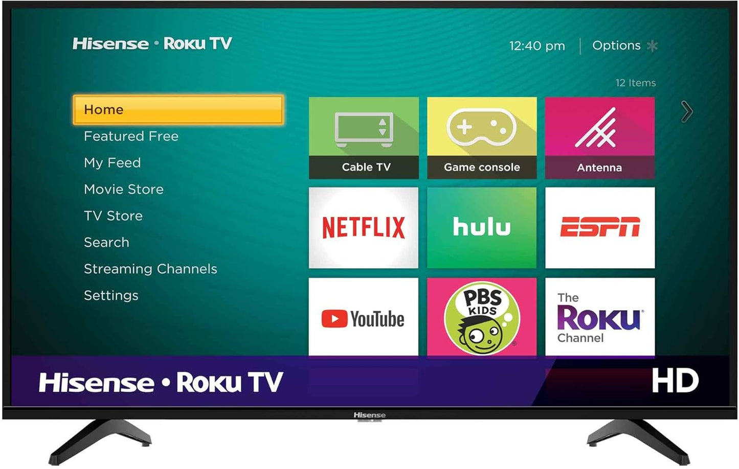 Hisense 43H4F 43-Inch LED Roku Smart TV Alexa