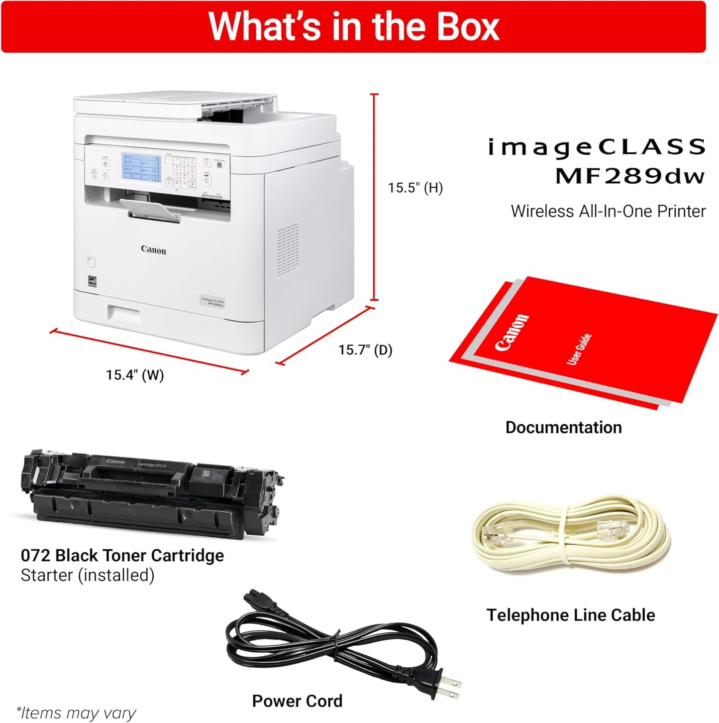 Canon imageCLASS MF289dw Wireless Laser Printer
