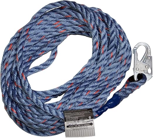 Miller 300L-Z7/25FTBL Polyester Lanyard with Snap & Loop