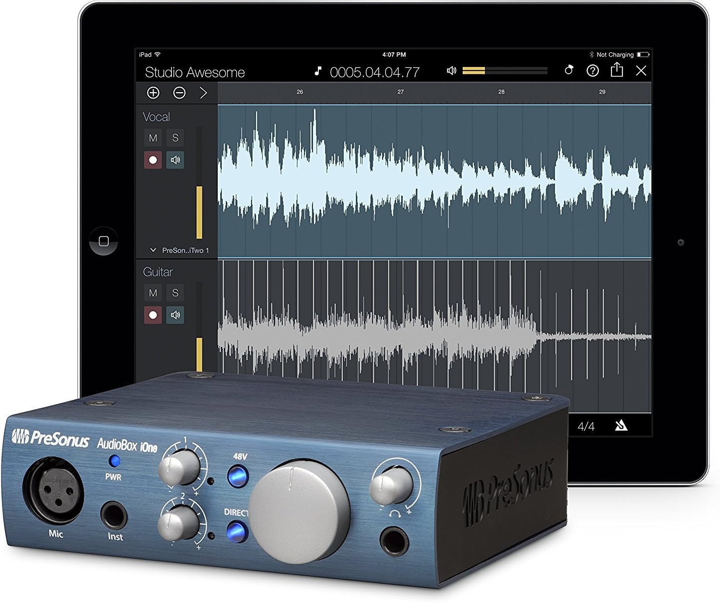 PreSonus AudioBox iOne 2x2 Audio Interface Studio Bundle