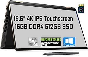 HP Spectre x360 15 i7 4K Touchscreen Laptop