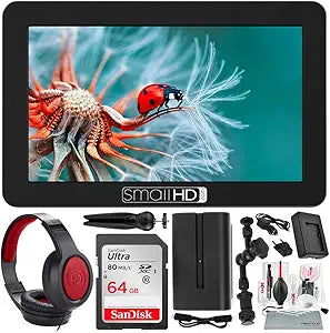 SmallHD Focus 5" On-Camera Touchscreen Monitor Bundle