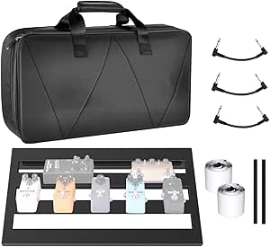 Neewer 40097103 Large Guitar Pedal Board with Carry Bag