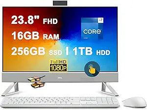 Dell Inspiron 24 5420 AIO Desktop i7 16GB 1TB + 256GB SSD Touch — main product image