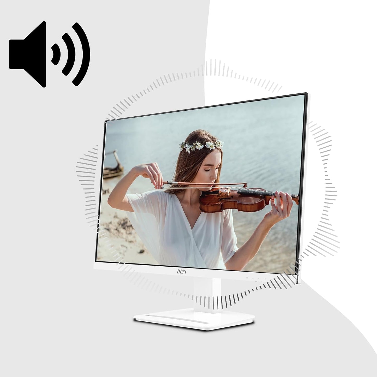 MSI Pro MP273AW 27" FHD 100Hz IPS Monitor - White