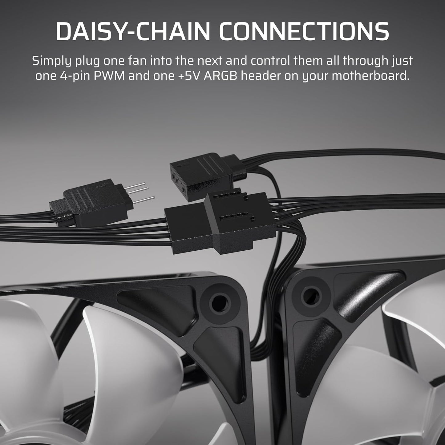 Corsair CO-9050185-WW RS120 ARGB White PWM Fan 3-Pack
